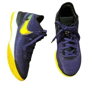 Nike Zoom LeBron NXXT Gen Lakers Nike Purple and Yellow Sneakers Sz 8.5